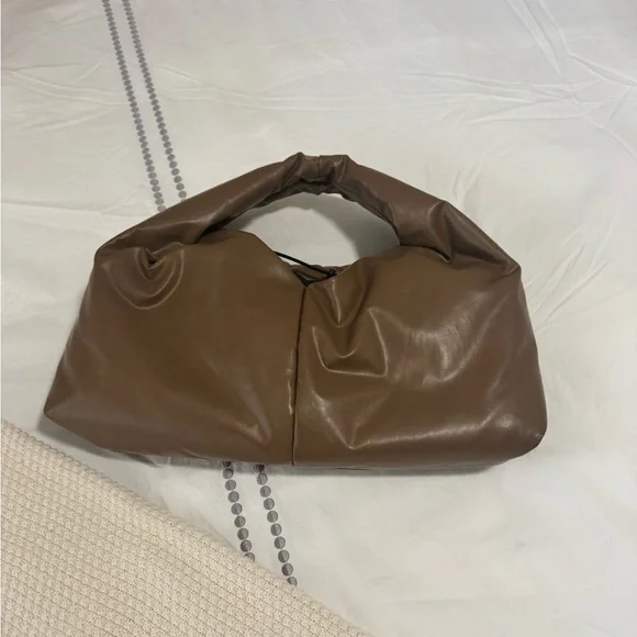 NWT Kassl Editions Anchor Hand Small Oil Camel Designer Handbag - Picture 8 of 11